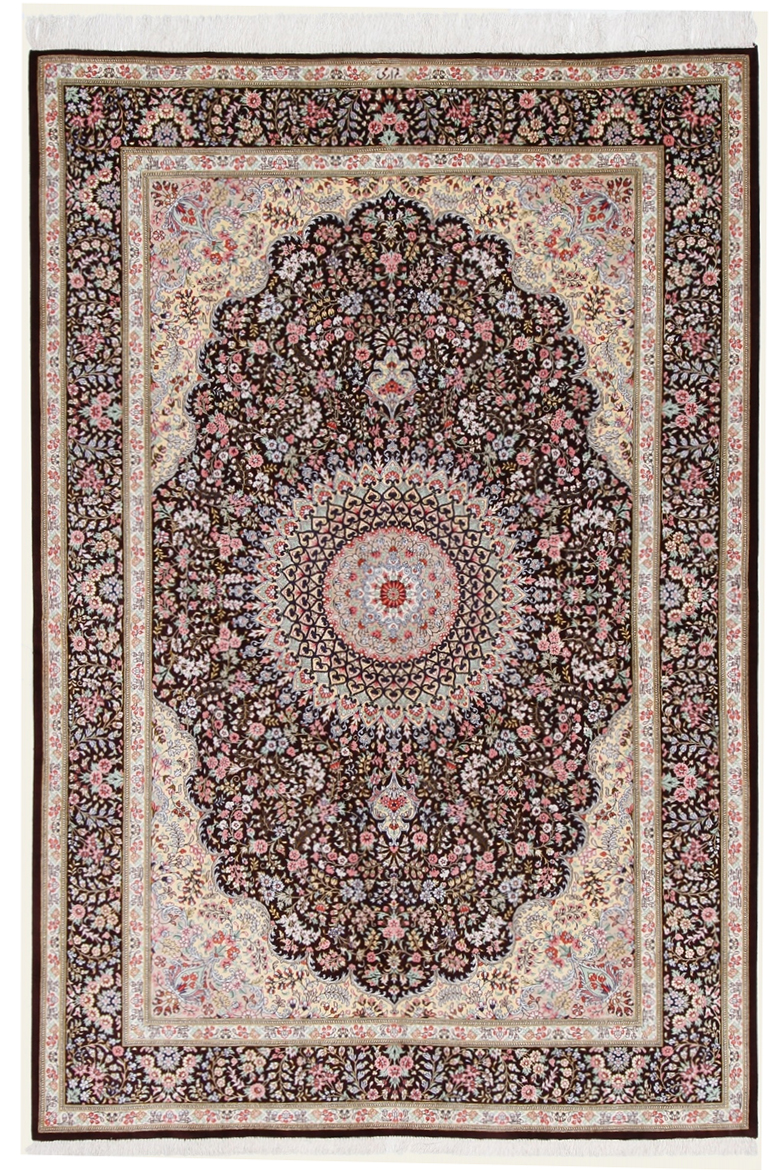 Ghom Seide (238 x 171 cm)